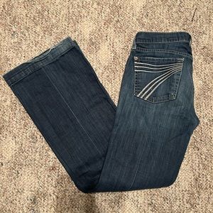 7 dojo flare jeans!